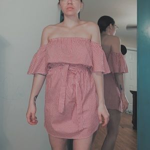 Unbranded Gingham Print Mini Dress